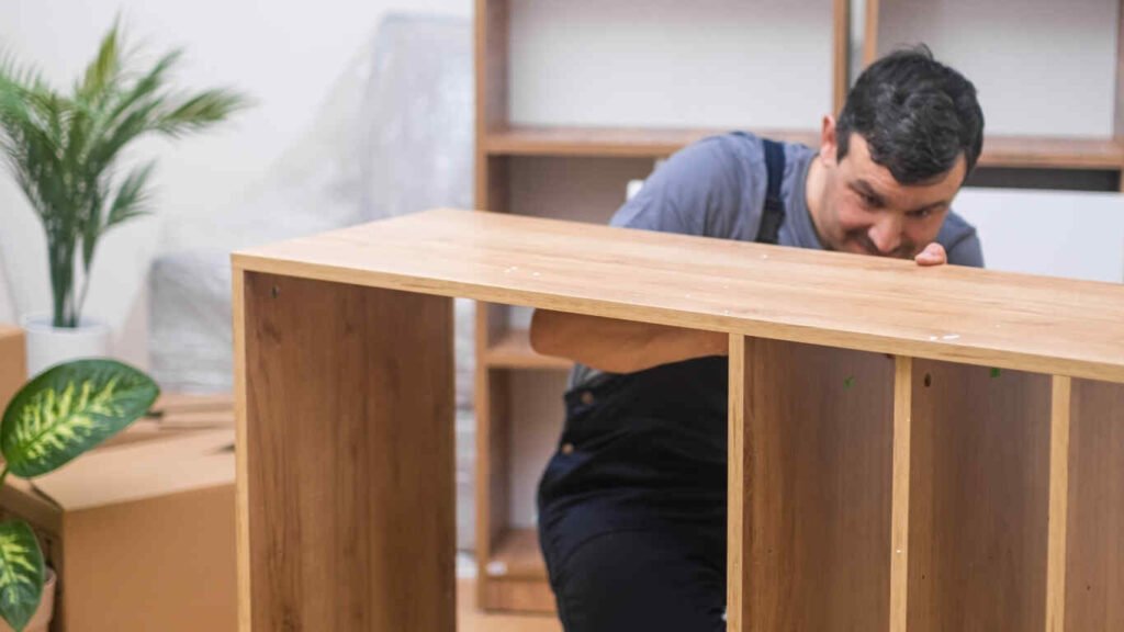 High-quality wooden furniture crafted by professional carpentry service